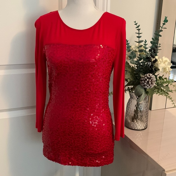 Calvin Klein sequin top size XS - Picture 1 of 7